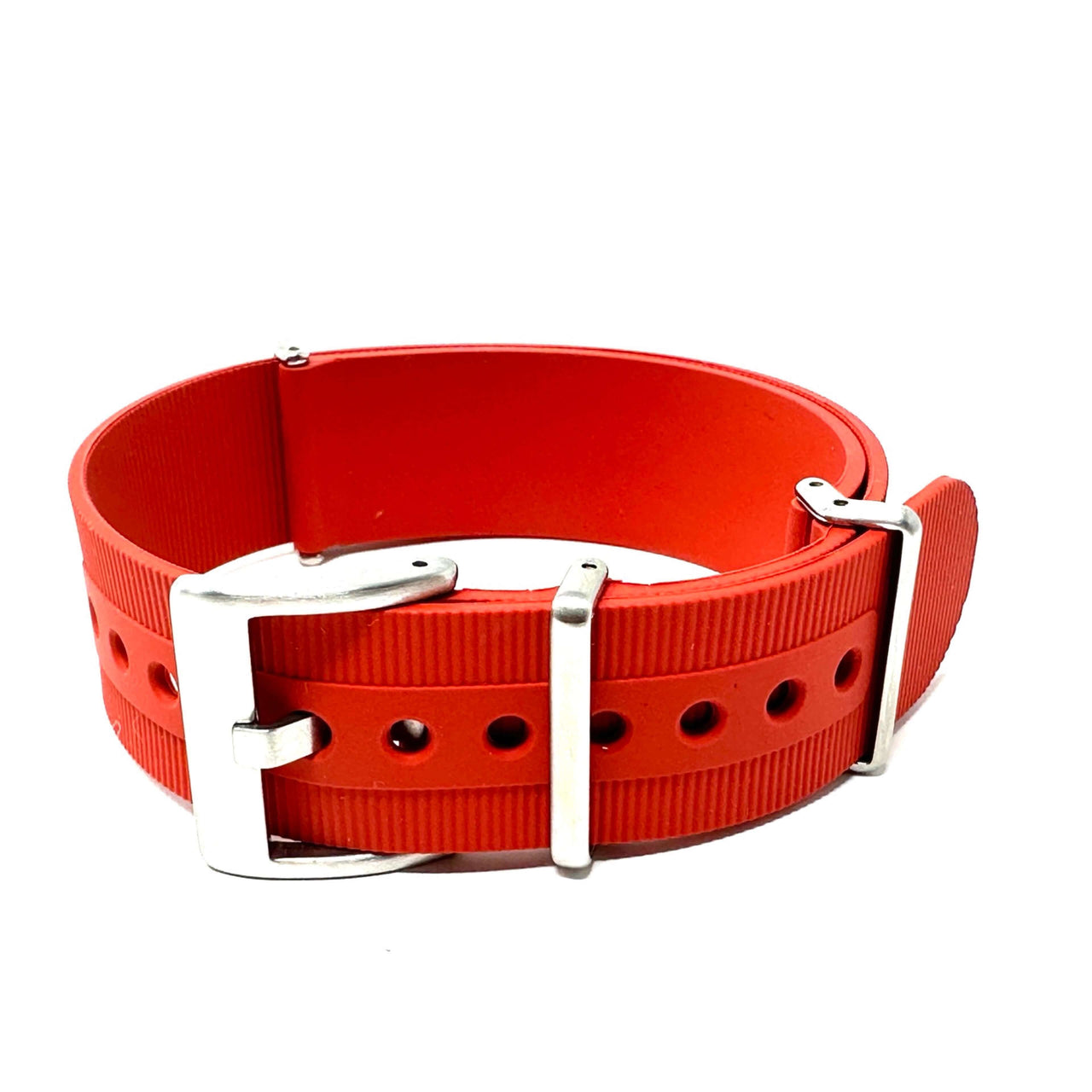 Rubber NOTO Watch Strap Crafted From Premium Ribbed FKM Rubber
