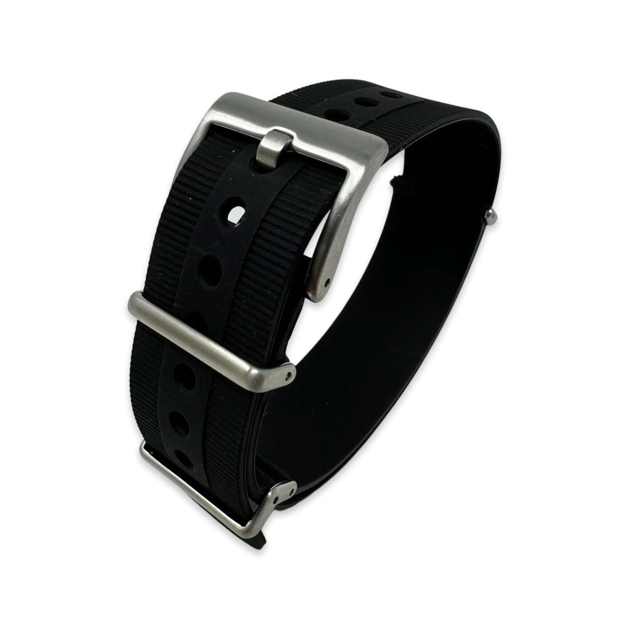 Rubber NOTO Watch Strap Crafted From Premium Ribbed FKM Rubber