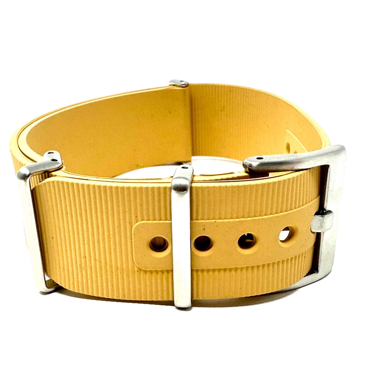 Rubber NOTO Watch Strap Crafted From Premium Ribbed FKM Rubber