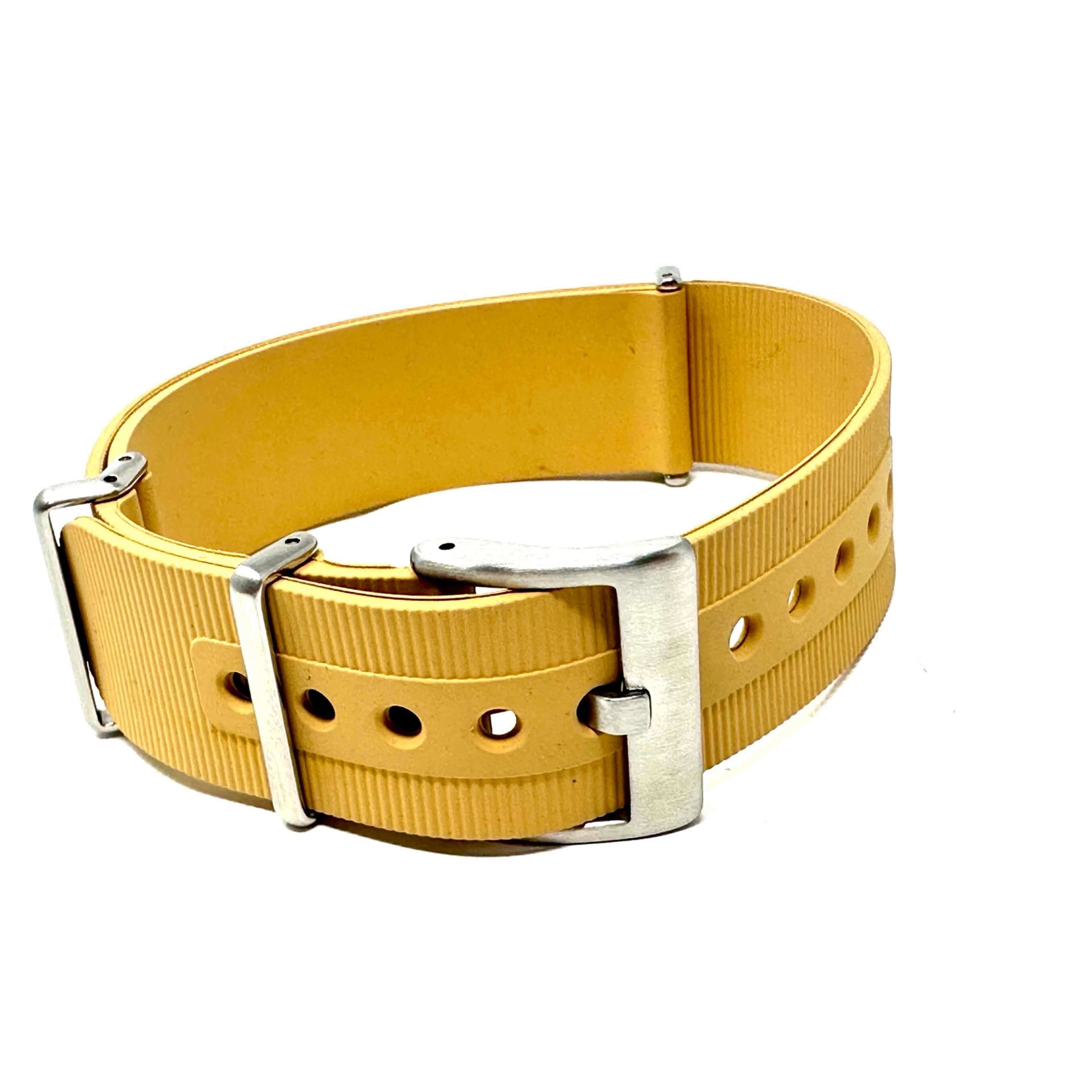 Rubber NOTO Watch Strap Crafted From Premium Ribbed FKM Rubber