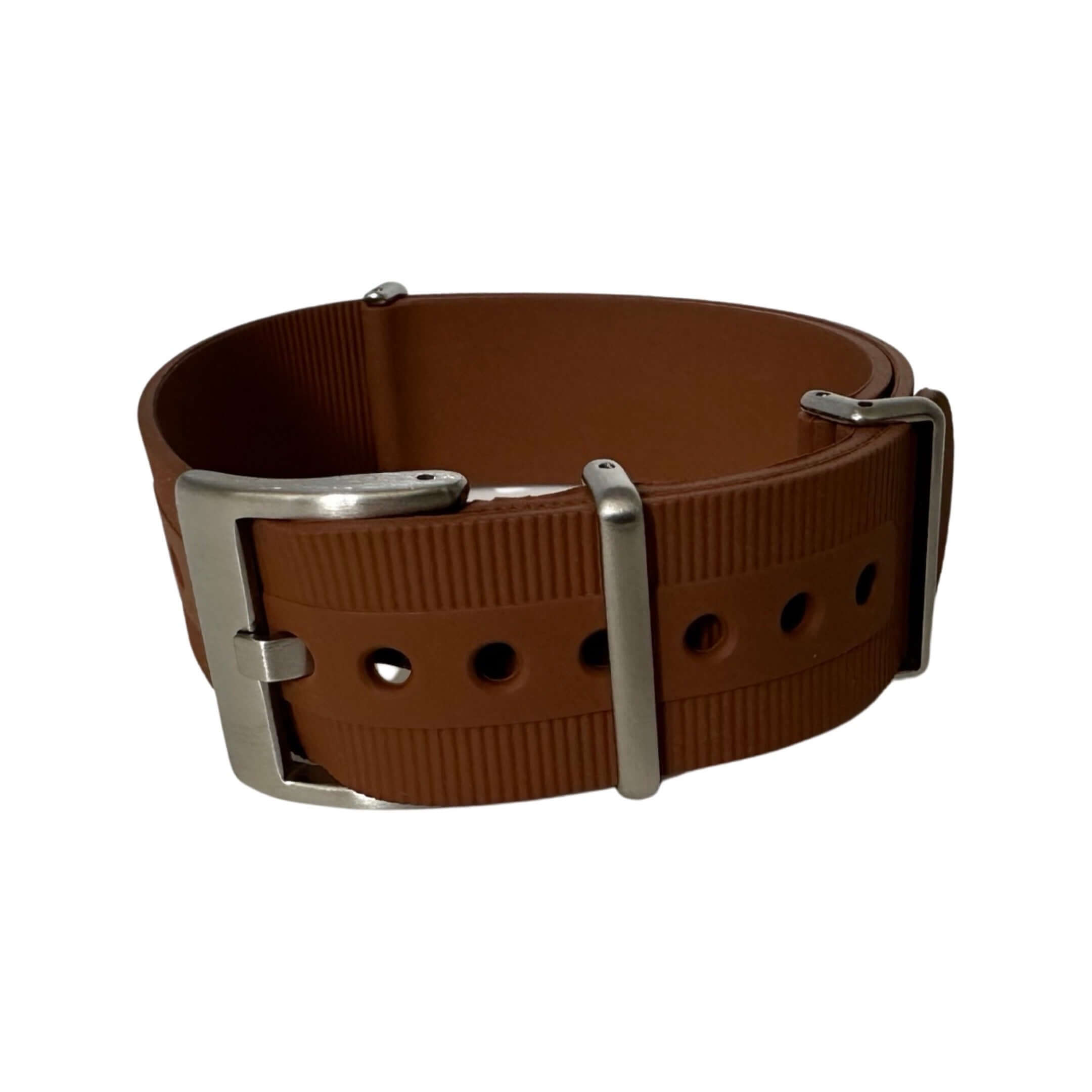 Rubber NOTO Watch Strap Crafted From Premium Ribbed FKM Rubber