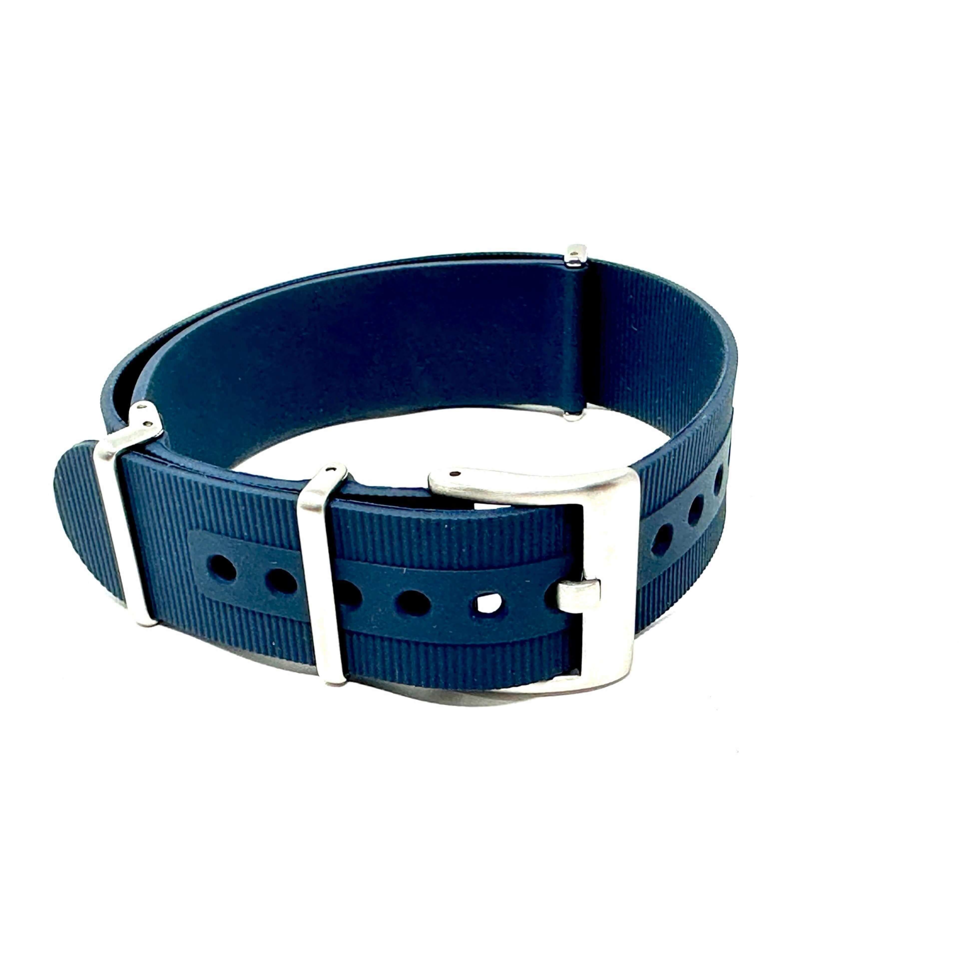 Rubber NOTO Watch Strap Crafted From Premium Ribbed FKM Rubber