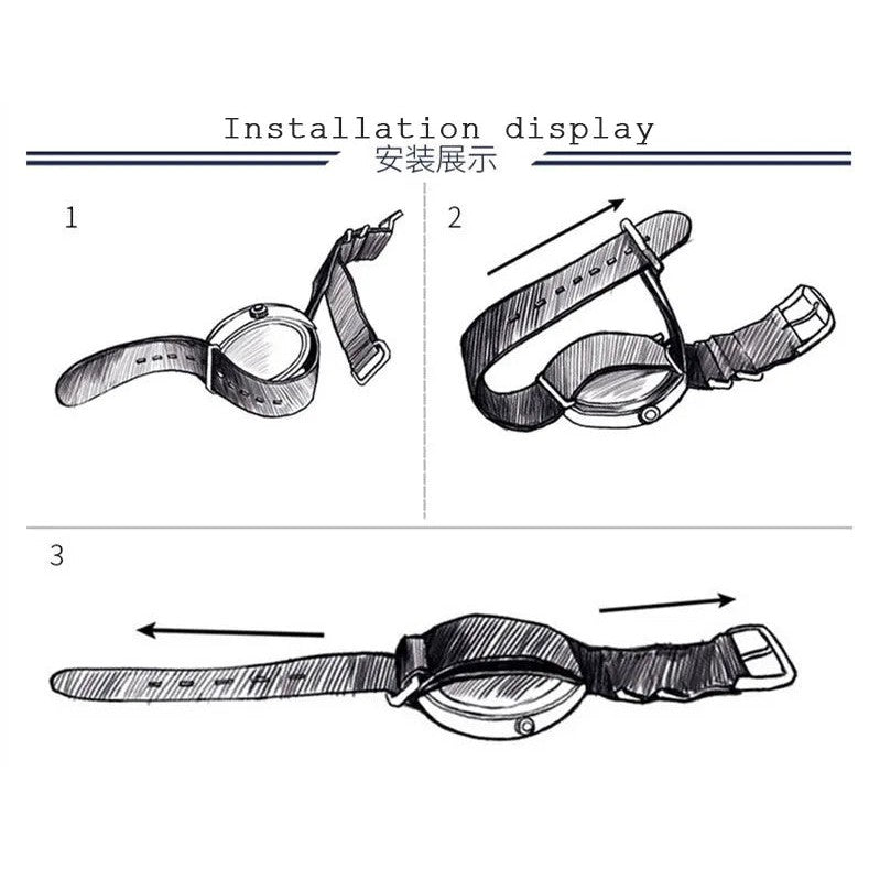 Seatbelt Military Style Strap - Blue & Red