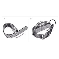 Thumbnail for Seatbelt Military Style Strap - Blue & Red