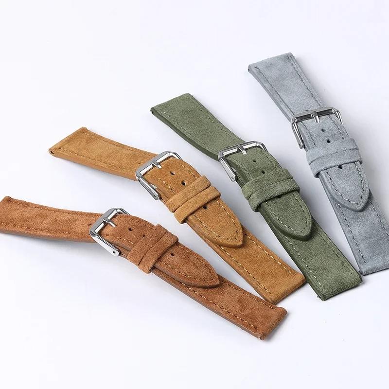 Suede Watch Strap Premium Hand-made