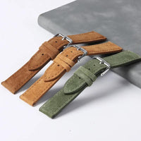 Thumbnail for Suede Watch Strap Premium Hand-made