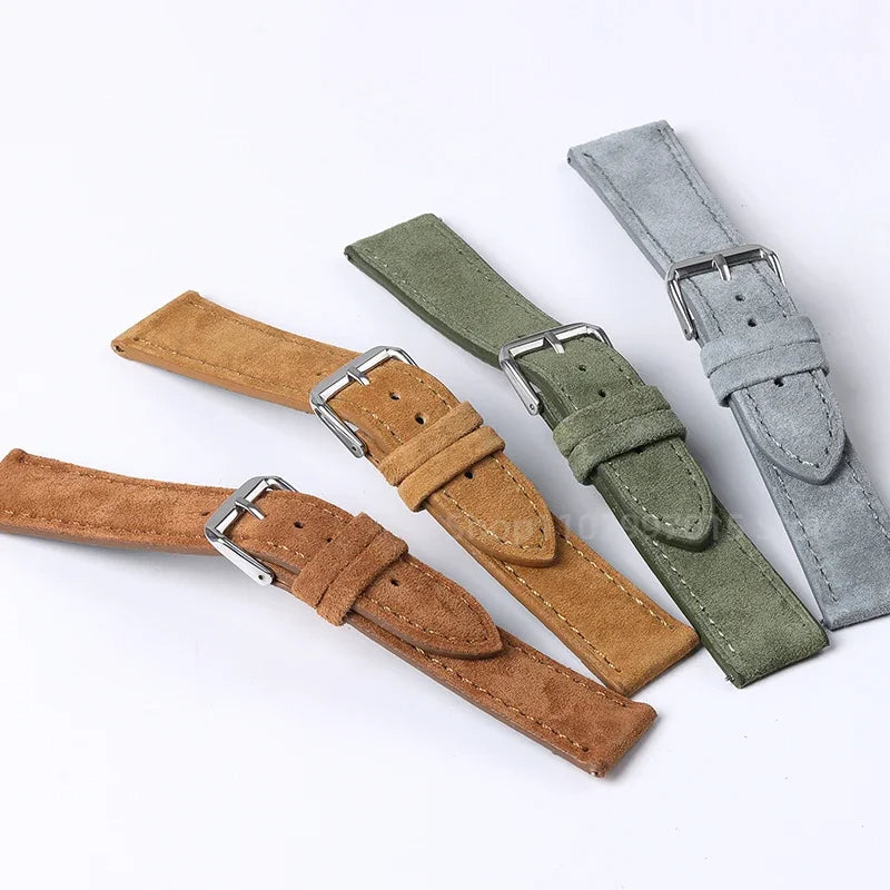 Suede Watch Strap Premium Hand-made