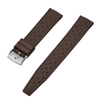 Thumbnail for Brown Tropical FKM Rubber Watch Strap