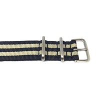 Thumbnail for Classic Military Style Strap - Black & Cream
