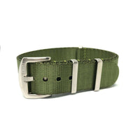 Thumbnail for Premium Thick Woven Military Style Watch Strap - Military Green
