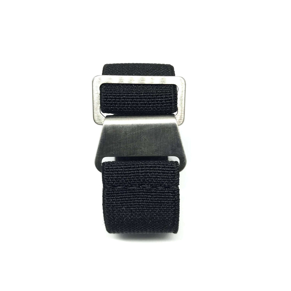 Marine Nationale Military Style Elastic Strap - Black