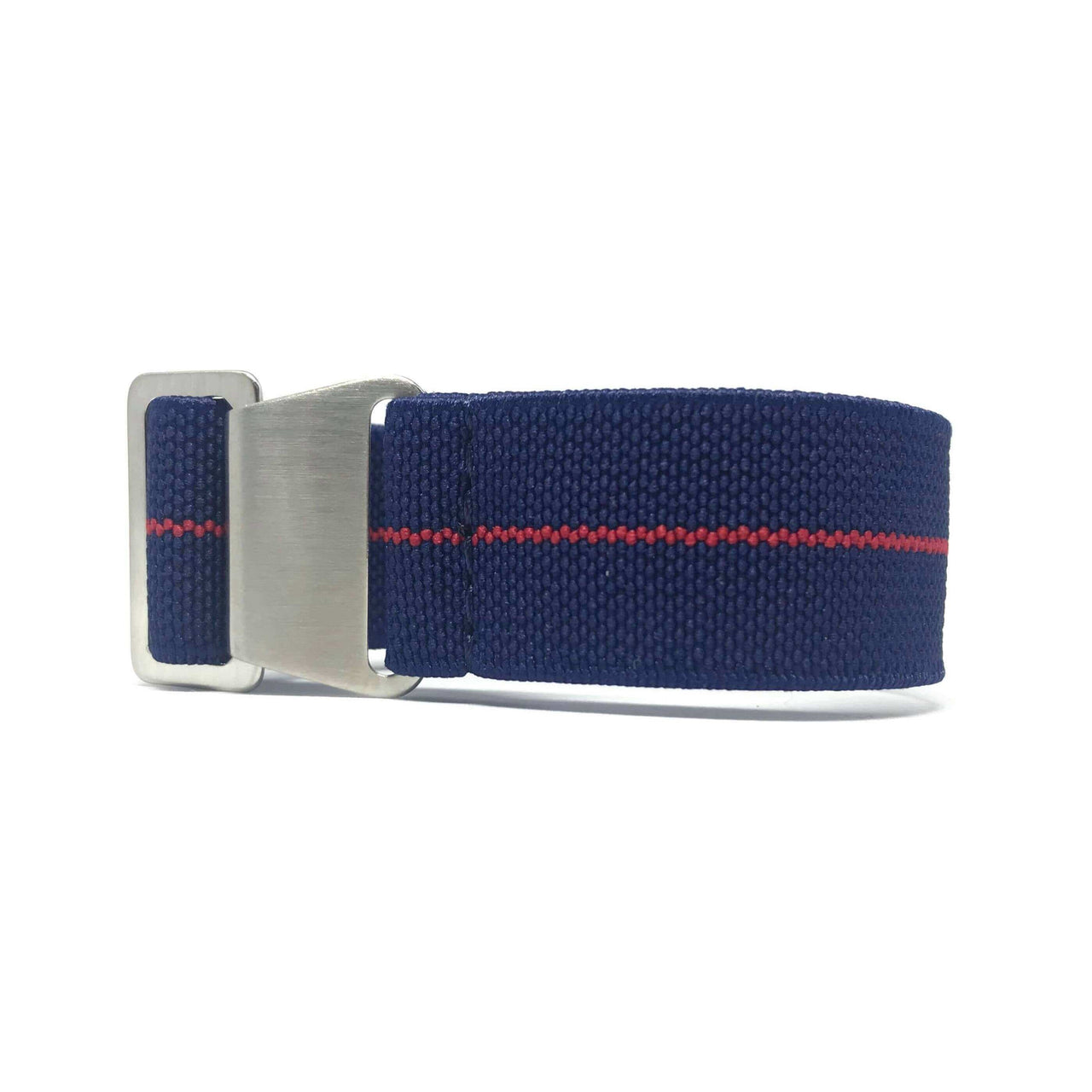 Marine Nationale Military Style Elastic Strap - Blue & Red