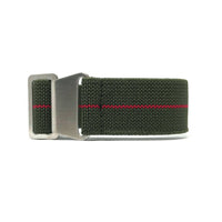 Thumbnail for Marine Nationale Military Style Elastic Strap - Military Green & Red