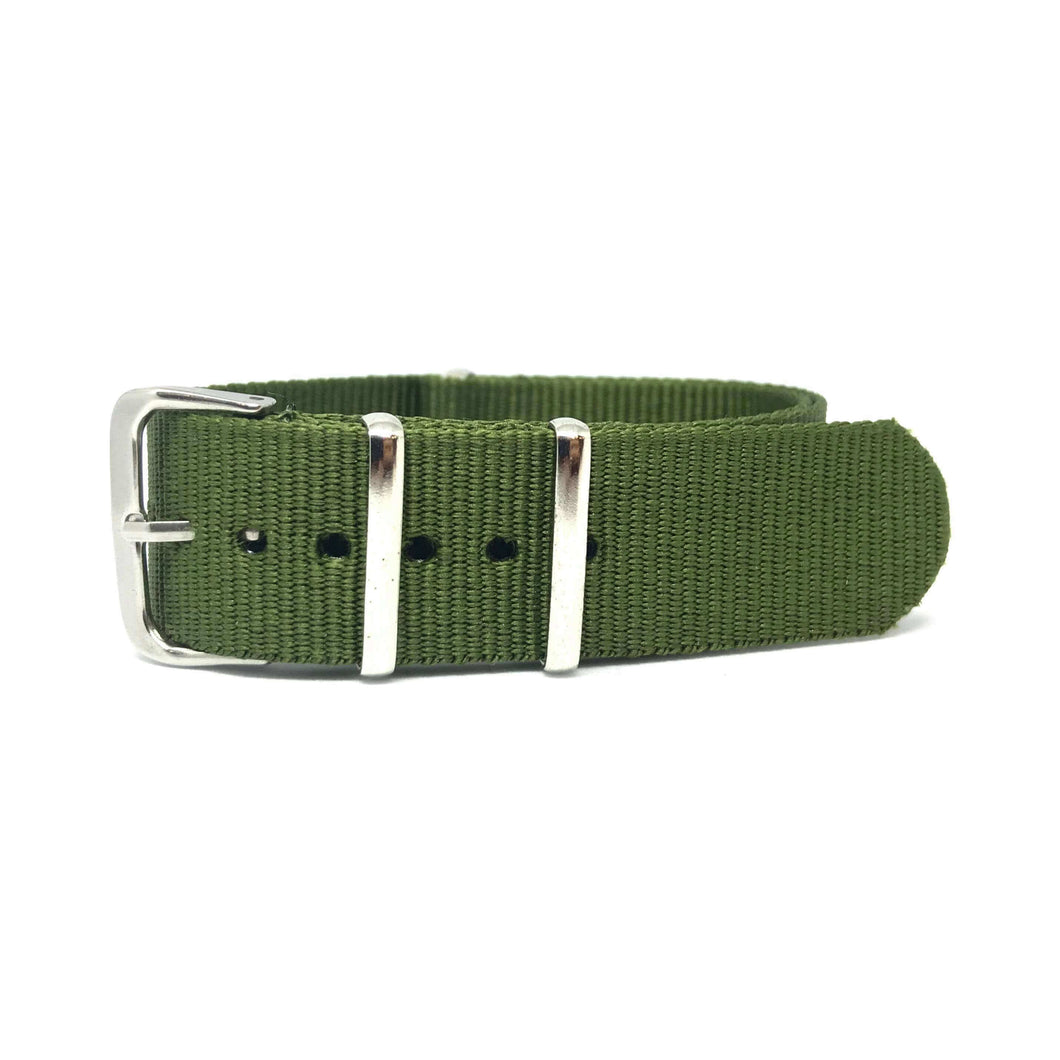 Classic Military Style Strap - Military Green