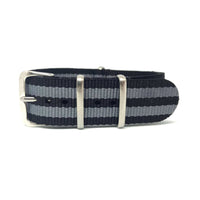 Thumbnail for Military Style Watch Strap Bond- Collection - Black & Grey