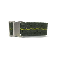 Thumbnail for Marine Nationale Military Style Elastic Strap - Military Green & Yellow