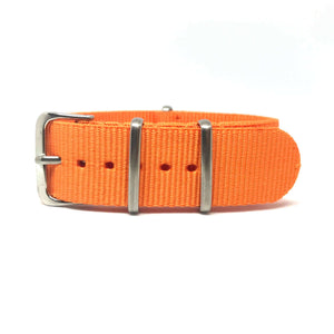 Classic Military Style Strap - Bright Orange