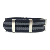 Thumbnail for Seatbelt Military Style Strap - Bond Black and Grey Luxury Seatbelt