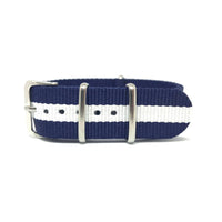 Thumbnail for Classic Military Style Strap - Blue & White
