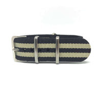Thumbnail for Classic Military Style Strap - Black & Cream