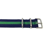 Classic Military Style Strap - Blue & Green