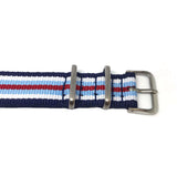 Classic Military Style Strap - Classic Racing Stripes