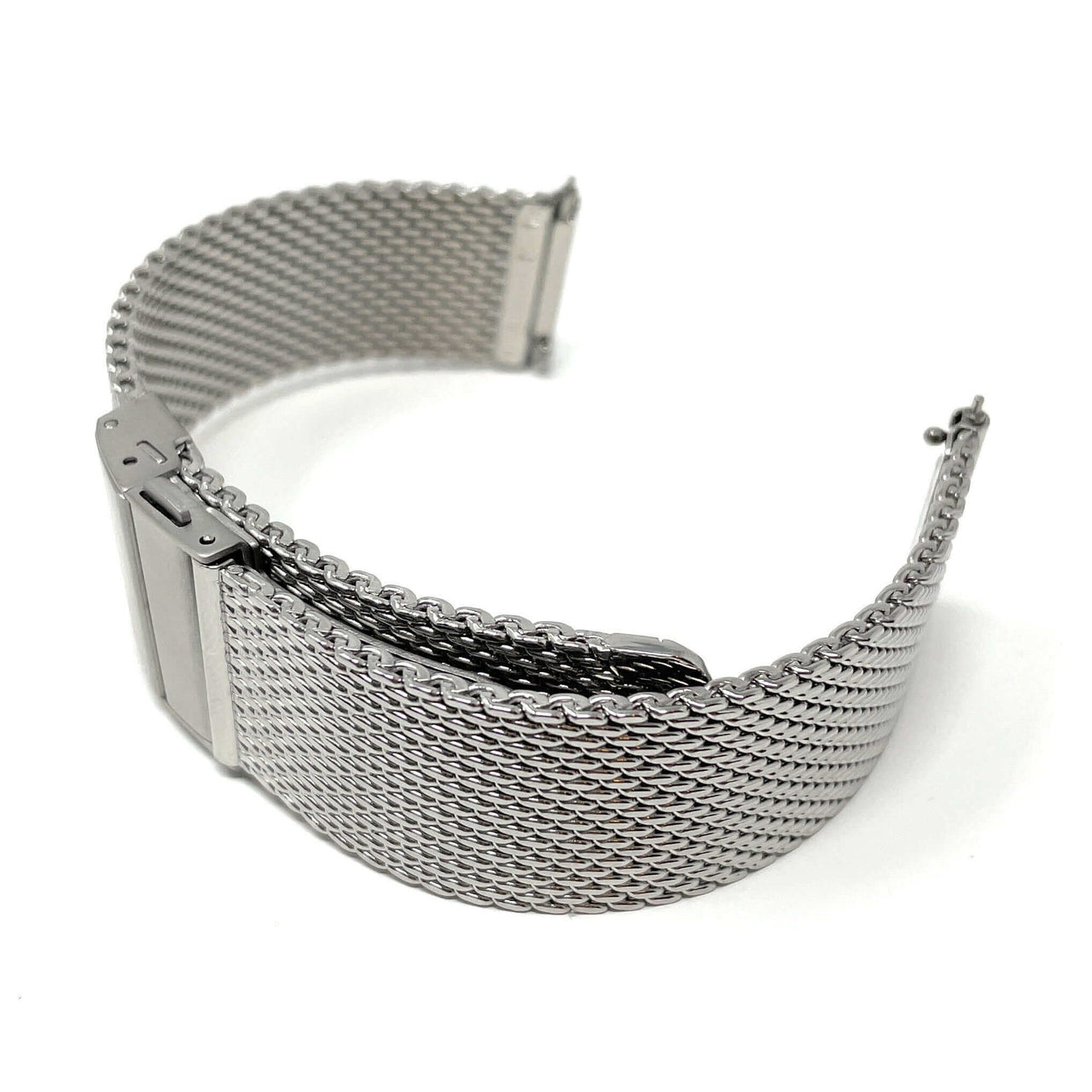 Bond Milanese Mesh Stainless Steel Watch Strap- Premium Butterfly Buckle Clasp