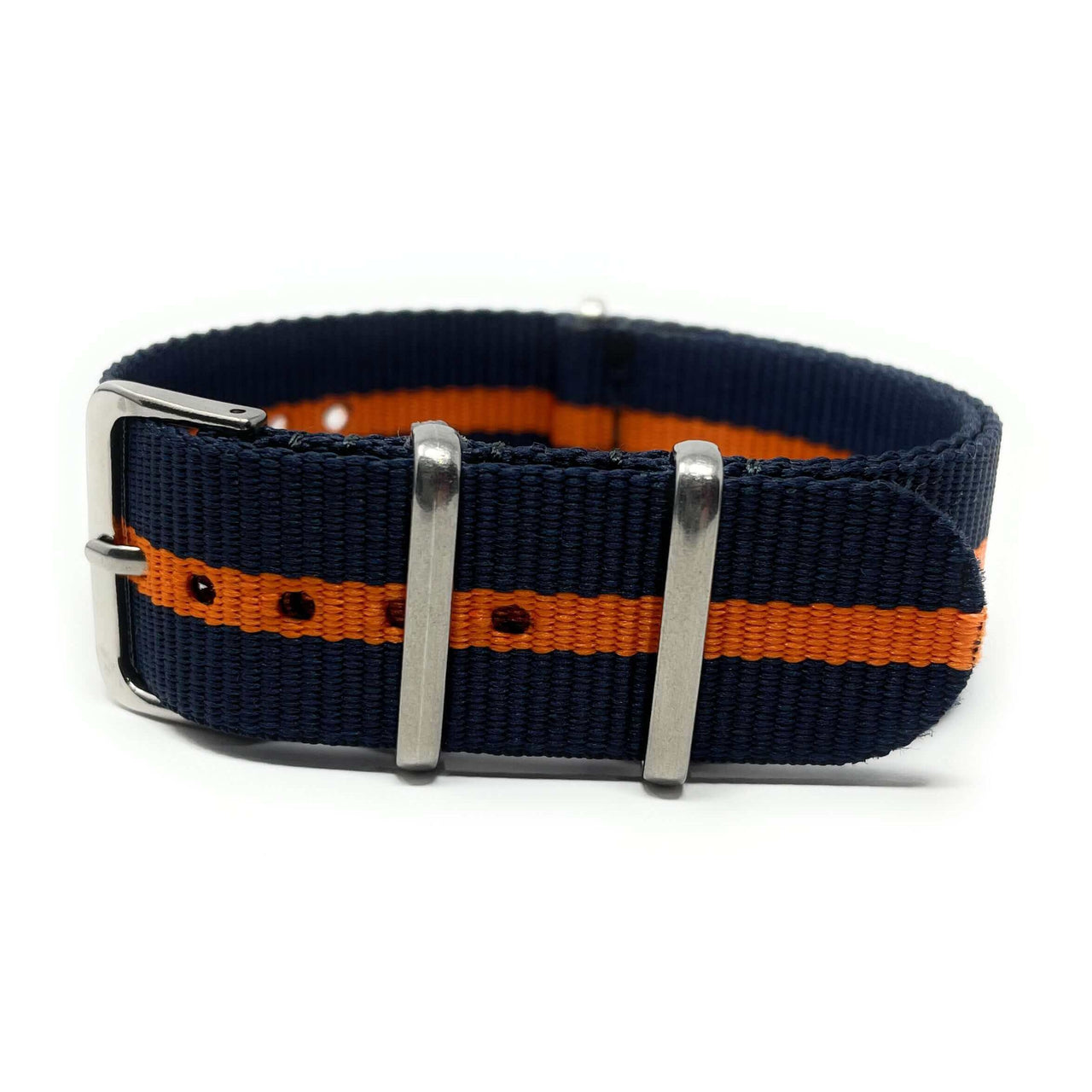 Classic Military Style Strap - Blue & Orange