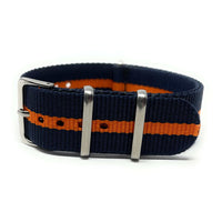Thumbnail for Classic Military Style Strap - Blue & Orange