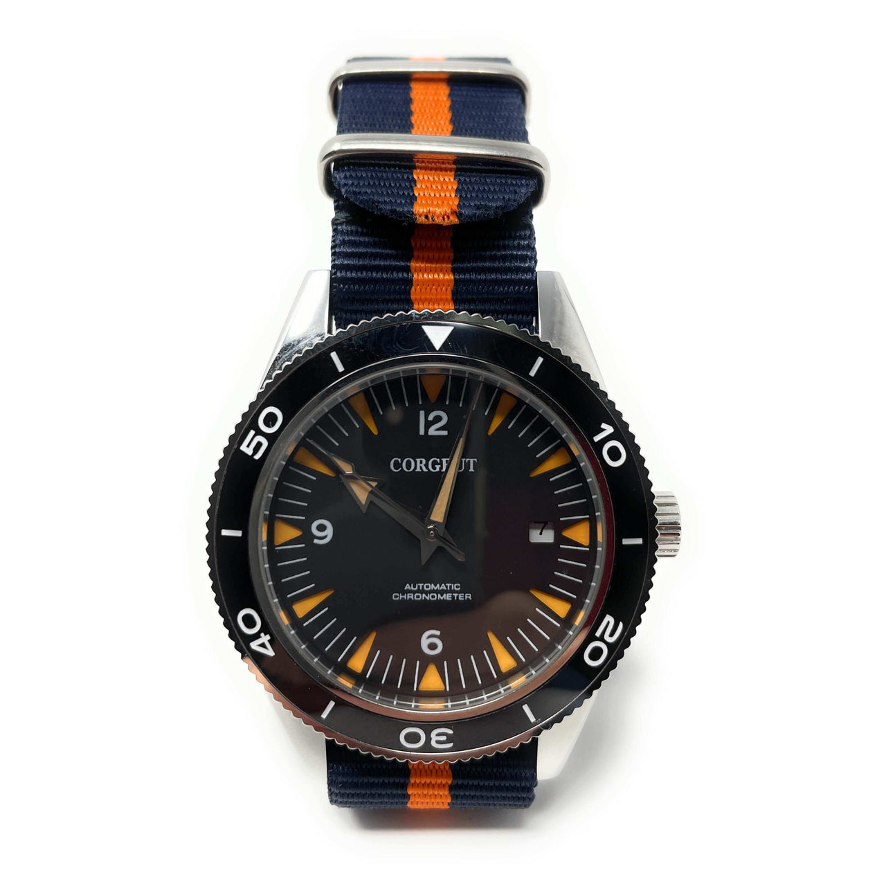 Classic Military Style Strap - Blue & Orange