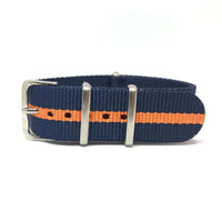 Thumbnail for Classic Military Style Strap - Blue & Orange