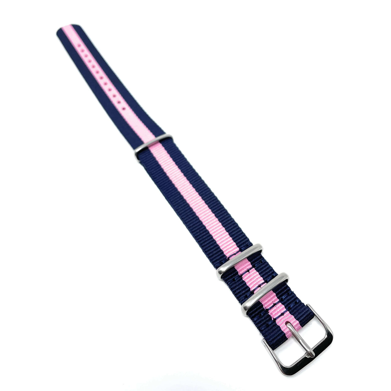 Classic Military Style Strap - Blue & Pink