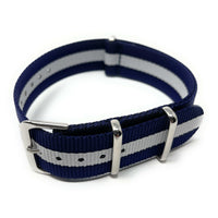Thumbnail for Classic Military Style Strap - Blue & White