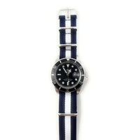 Thumbnail for Classic Military Style Strap - Blue & White
