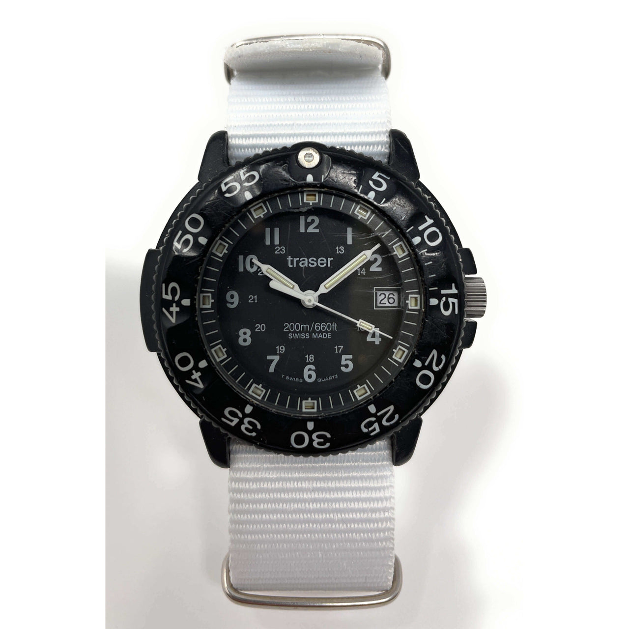 Classic Military Style Strap - White