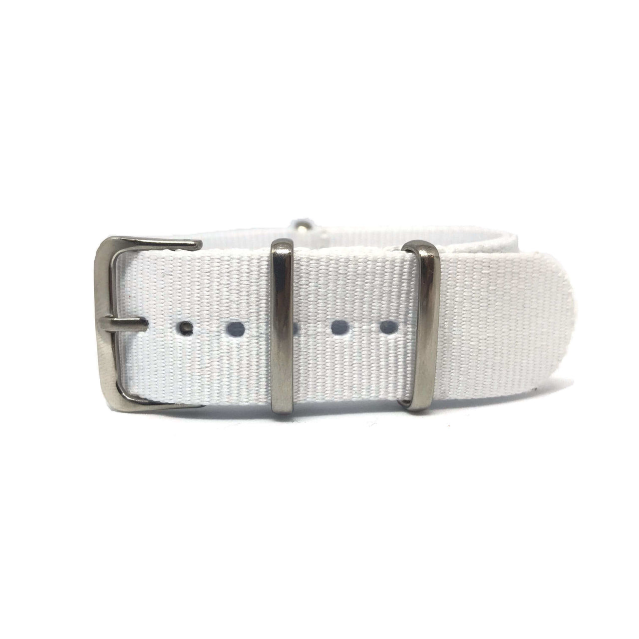 Classic Military Style Strap - White