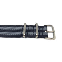 Thumbnail for Classic Military Style Watch Strap Bond- Collection - Black & Grey