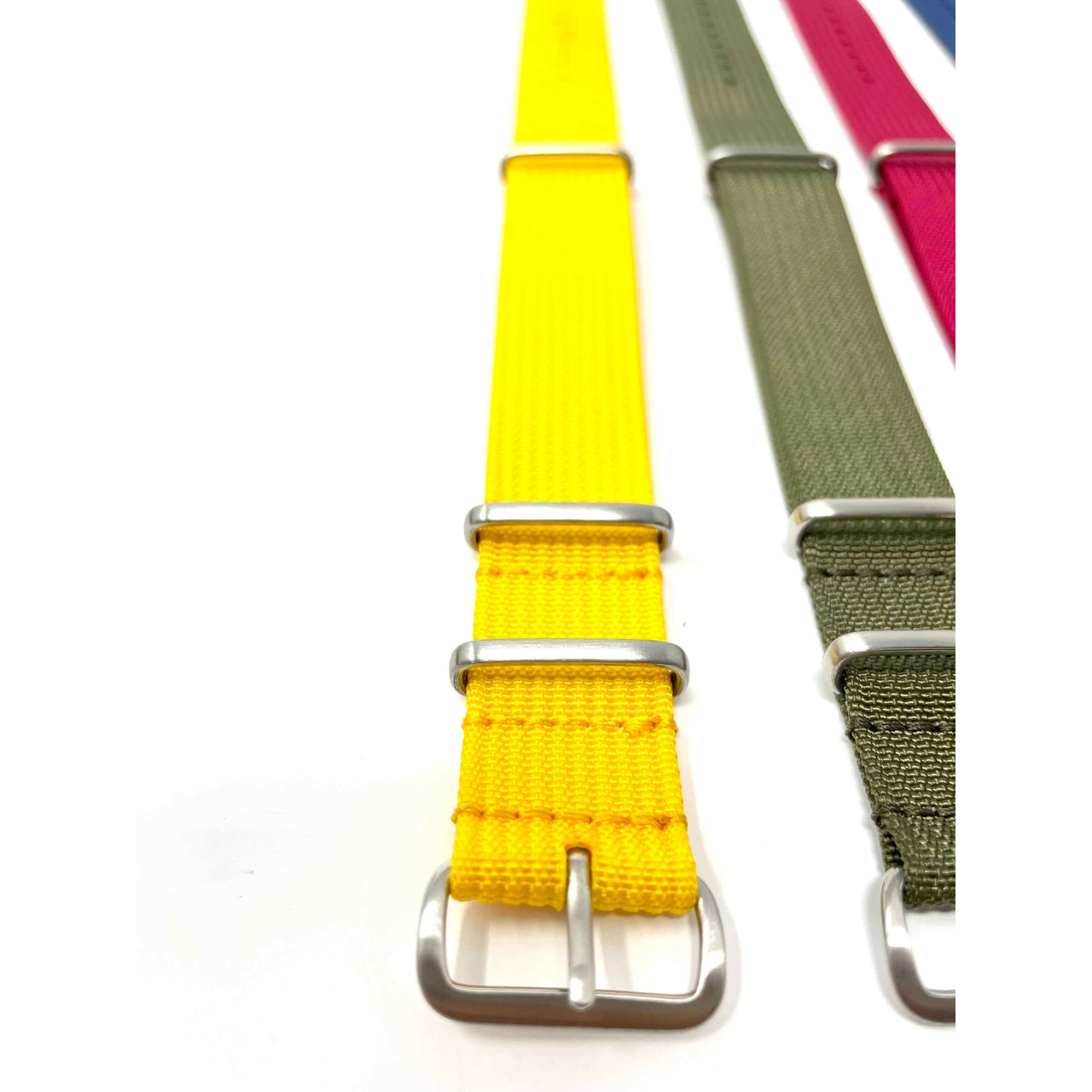 Classic Military Style Watch Strap- Ribbed