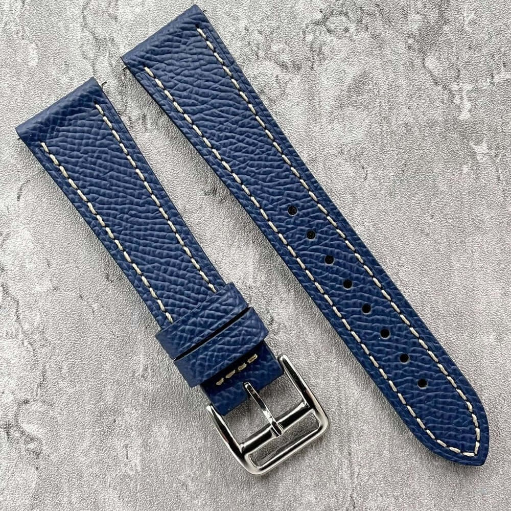 Epsom Calfskin Handmade Leather Watch Strap