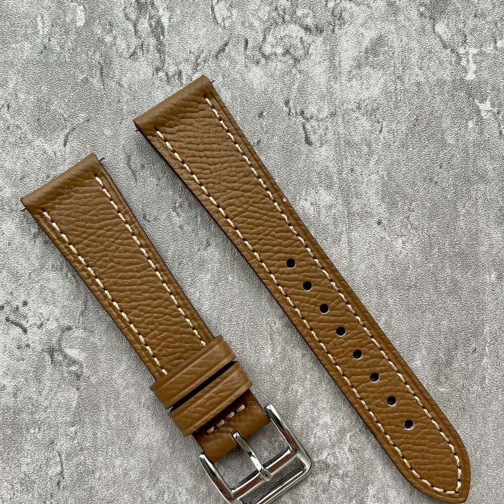 Epsom Calfskin Handmade Leather Watch Strap