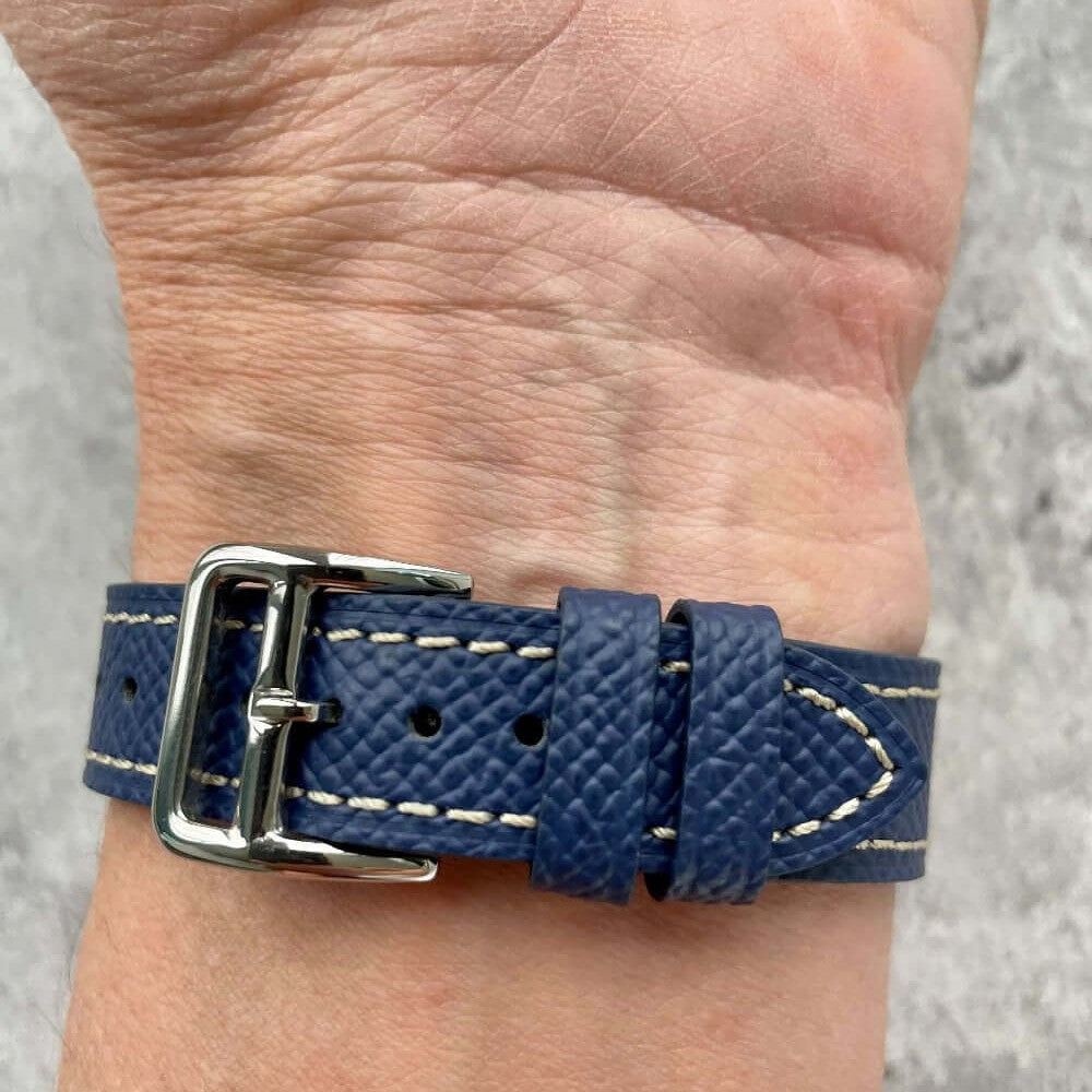 Epsom Calfskin Handmade Leather Watch Strap