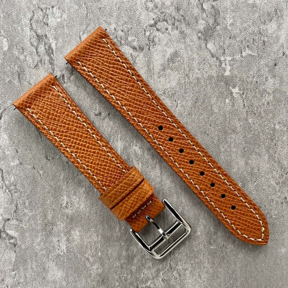 Epsom Calfskin Handmade Leather Watch Strap