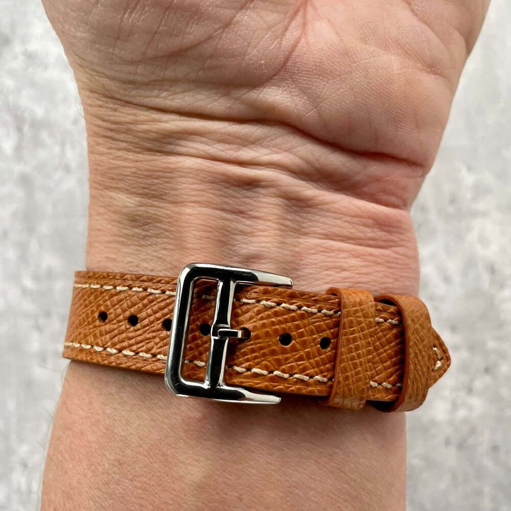 Epsom Calfskin Handmade Leather Watch Strap