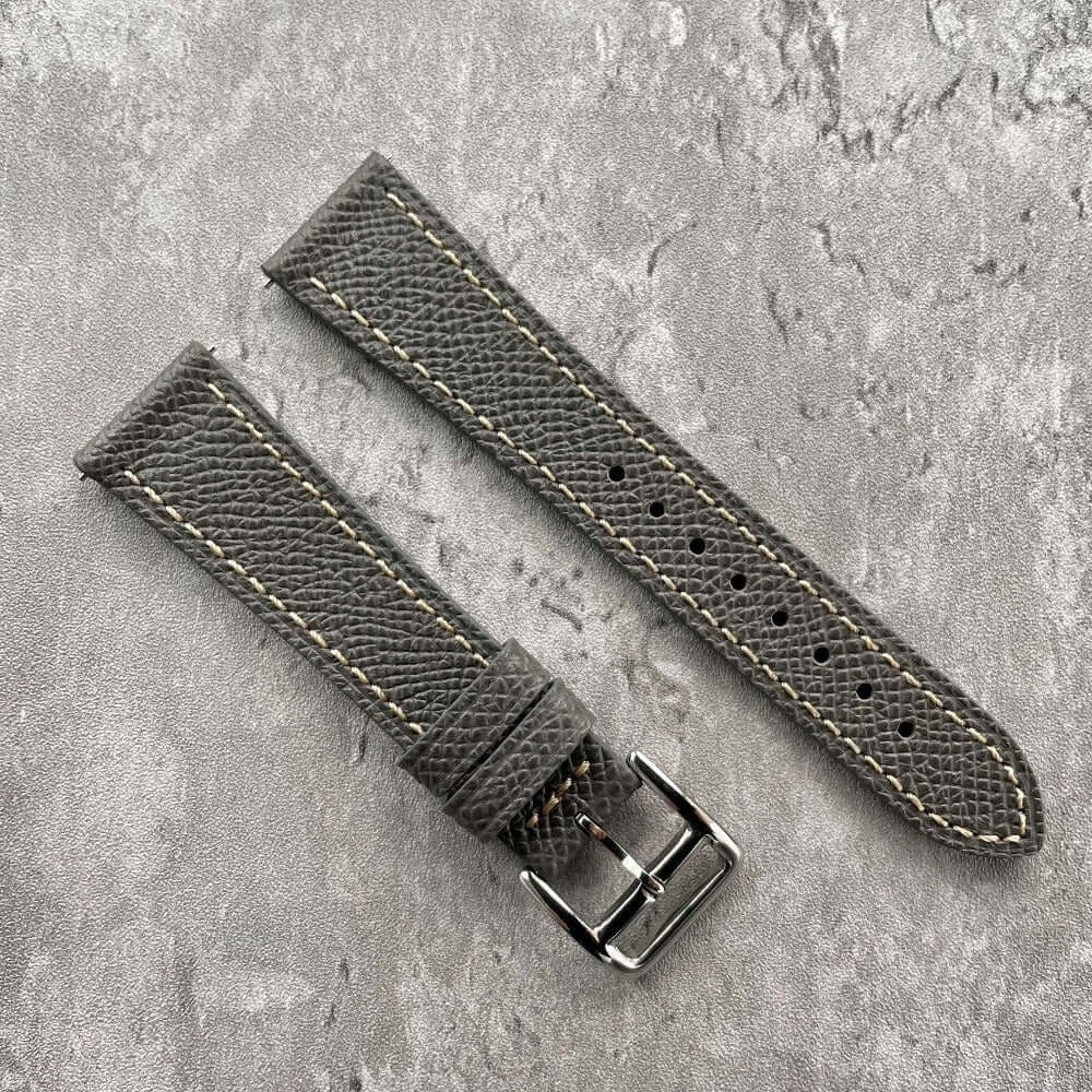 Epsom Calfskin Handmade Leather Watch Strap