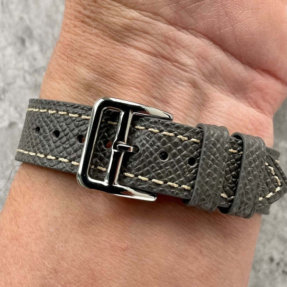 Epsom Calfskin Handmade Leather Watch Strap