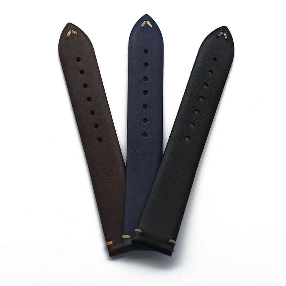 Genuine Leather Watch Strap Premium Brown Leather