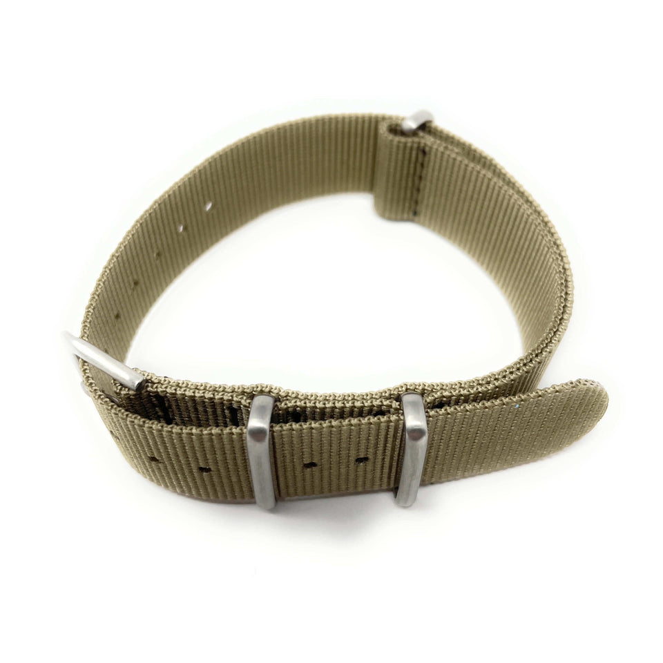 Classic Military Style Strap - Khaki- Desert