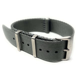 Seatbelt Military Style Strap - Grey Luxury