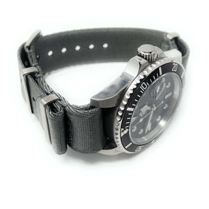 Seatbelt Military Style Strap - Grey Luxury