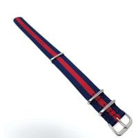 Thumbnail for Classic Military Style Strap - Blue & Red Guards Regiment and Household Cavalry Colours